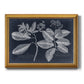 Foliage on Navy IV Premium Framed Canvas- Ready to Hang