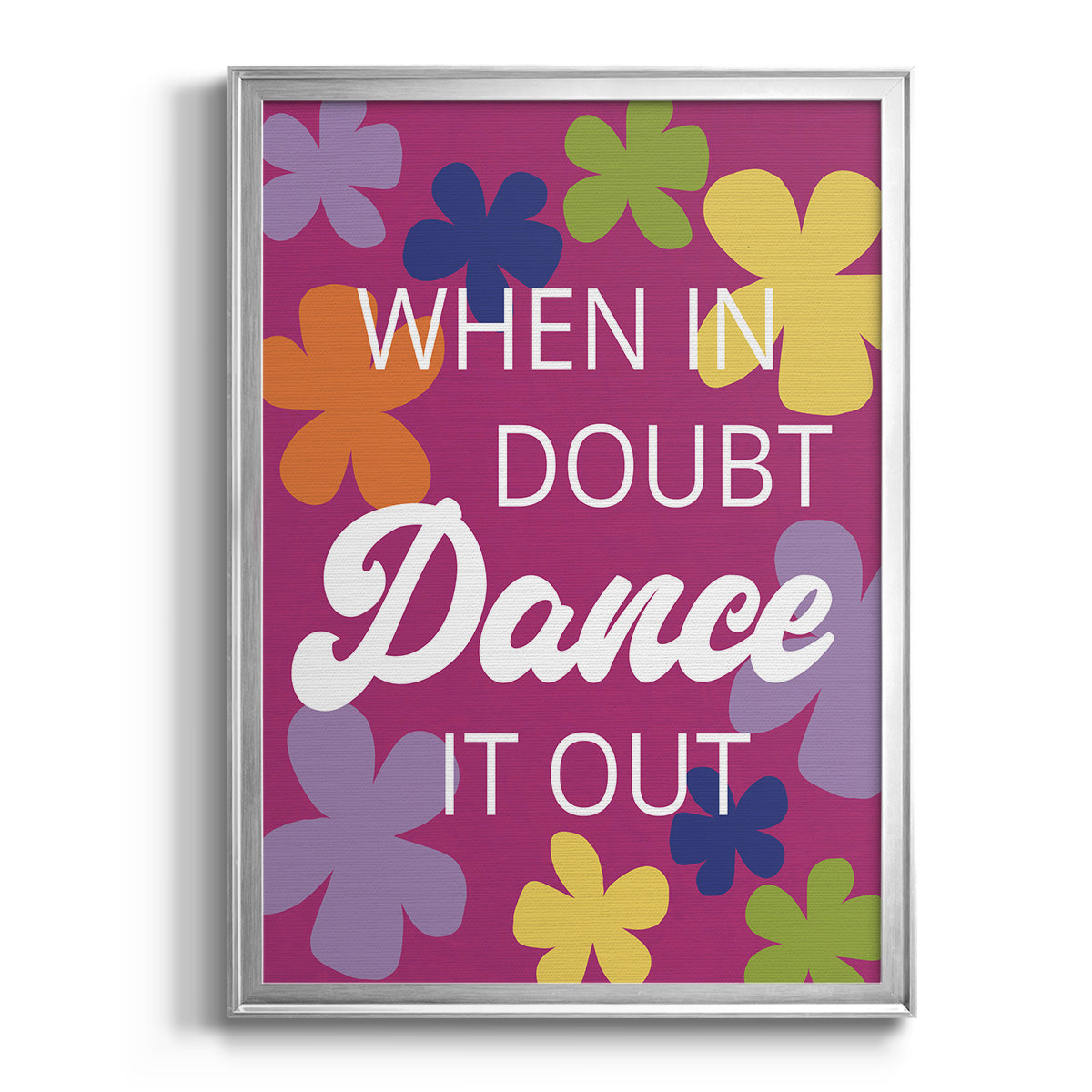 Dance It Out - Modern Framed Canvas Print