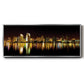 San Diego Skyline - Floater Framed Canvas Print