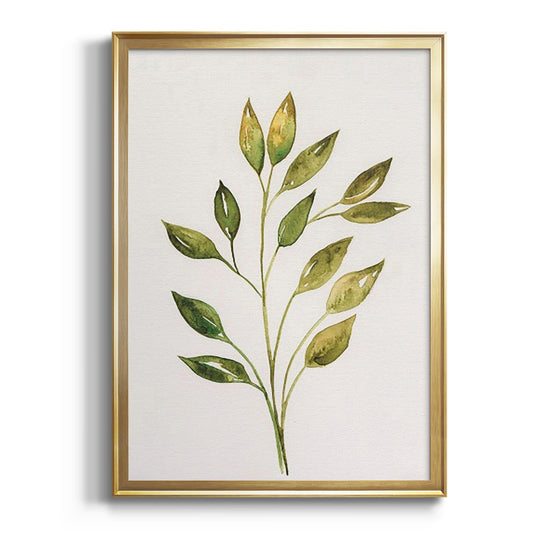 Single Twig II - Modern Framed Canvas Print