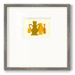 Posing Pottery I - Double Matboard Framed Print