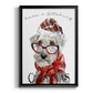 Have a Fetching Christmas - Modern Framed Canvas Print