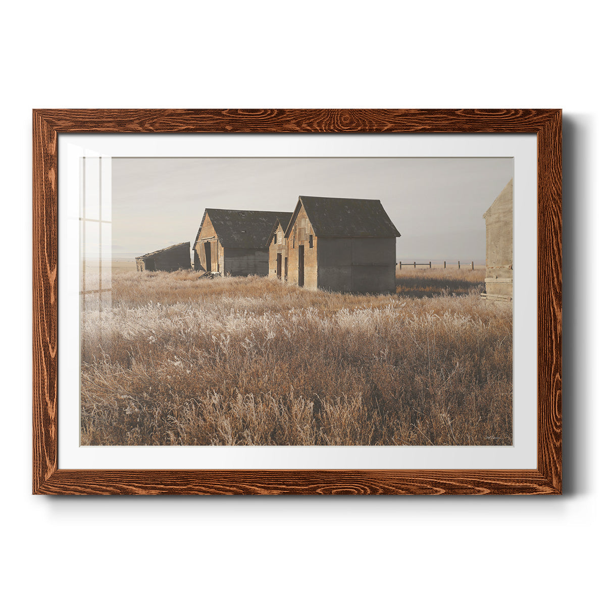 The Old Farm - Barnwood Framed Art Print