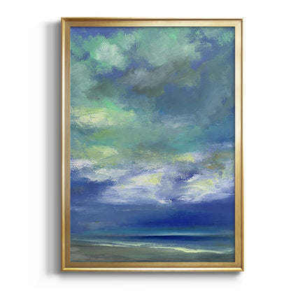 Island Midday - Modern Framed Canvas Print