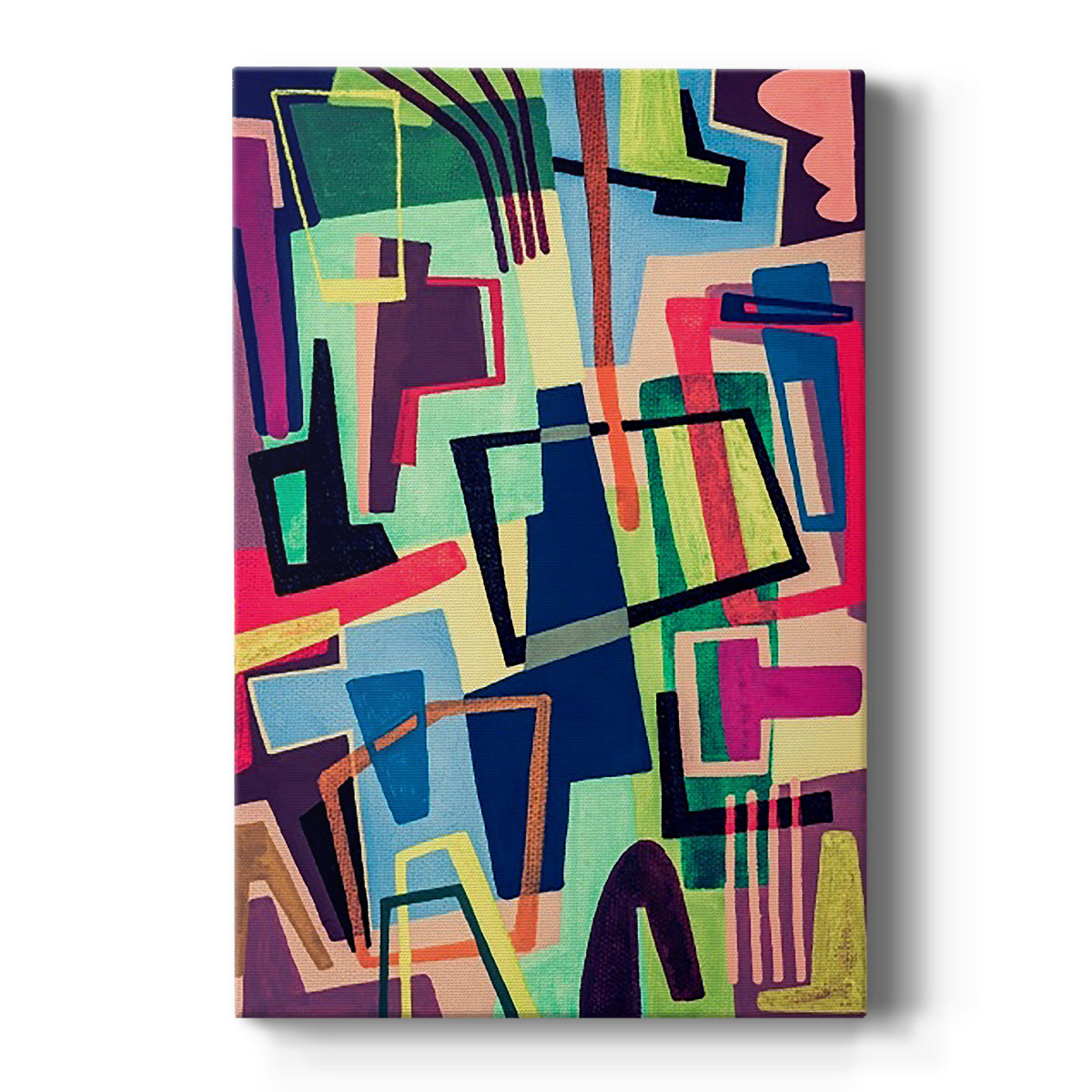 Connected Colors II - Canvas Art Print