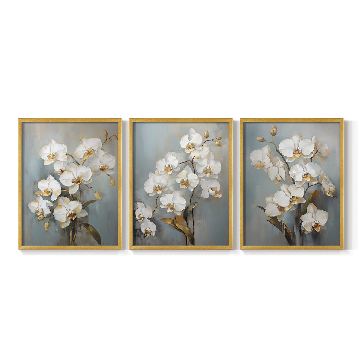 Floral Study Series LXV - Restickable Framed Art Set