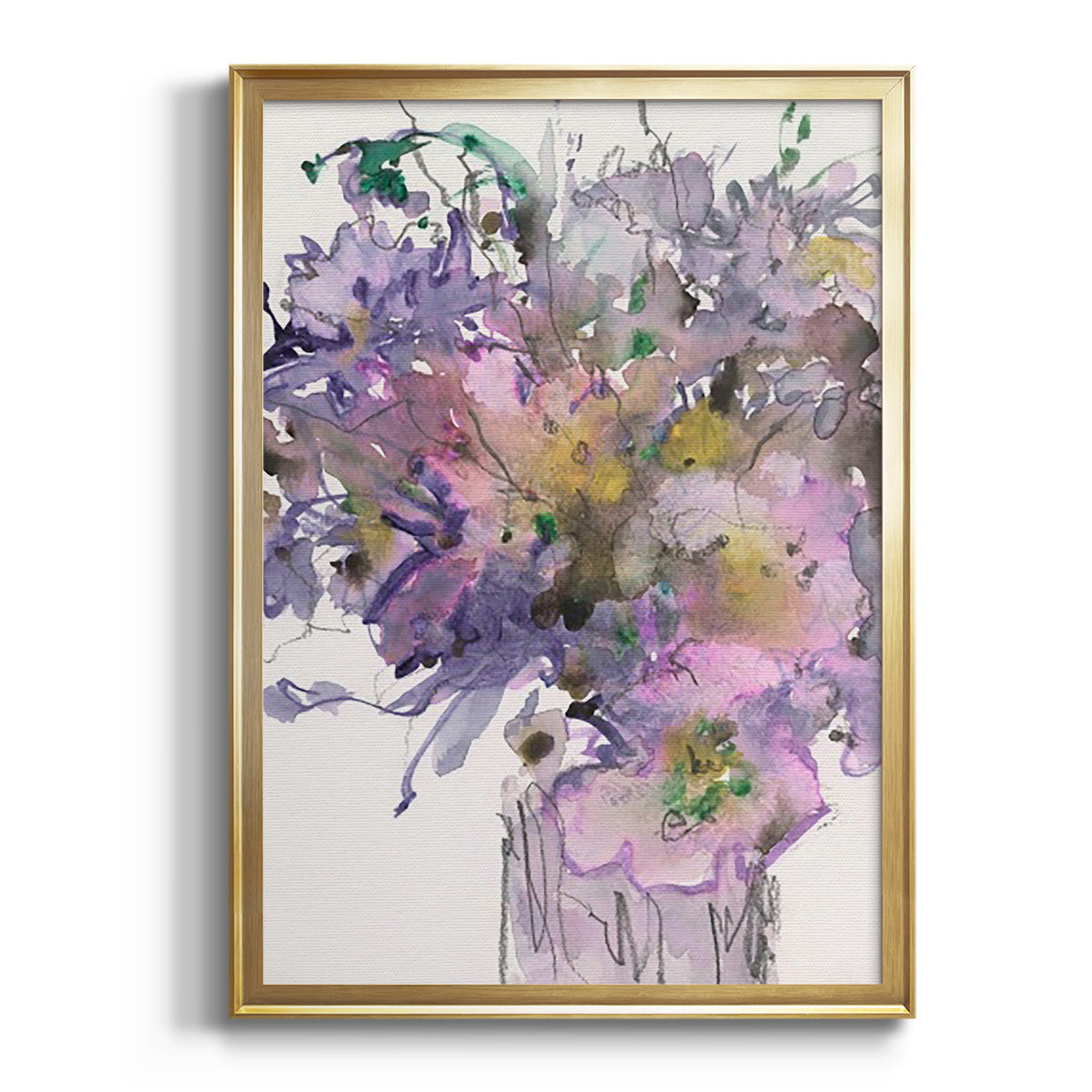 All that Glitters I - Modern Framed Canvas Print