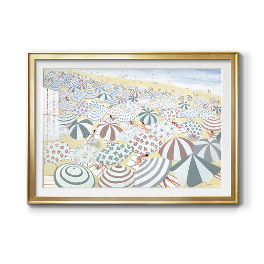 Subtle Beach Premium Framed Print - Ready to Hang