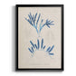 Blue Marine Algae I - Modern Framed Canvas Print