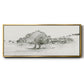 Scenic Scribble II - Floater Framed Canvas Print