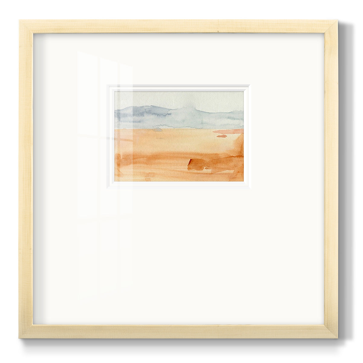 Ash Blue Horizon II Premium Framed Print Double Matboard