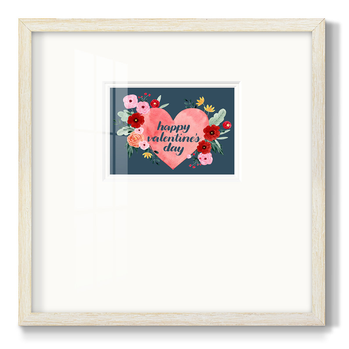 Sweet Hearts Collection A Premium Framed Print Double Matboard