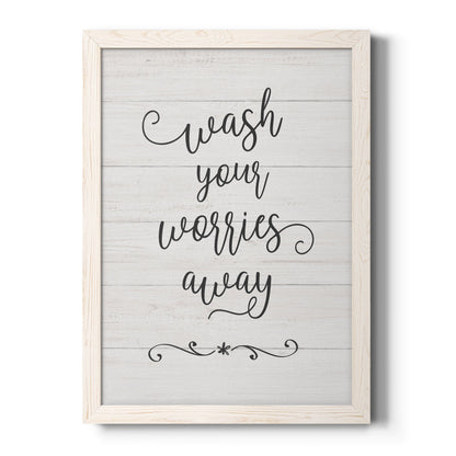 Wash Worries - Premium Canvas Framed in Barnwood - Ready to Hang