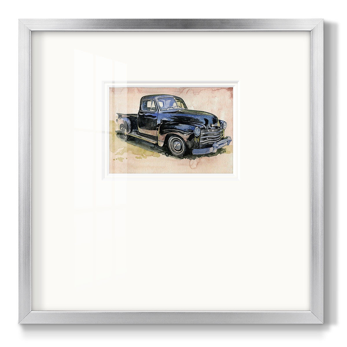 Antique Pickup II - Double Matboard Framed Print