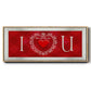 DIY Love Collection H - Floater Framed Canvas Print