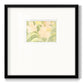 Verdant Floral Abstract II - Double Matboard Framed Print