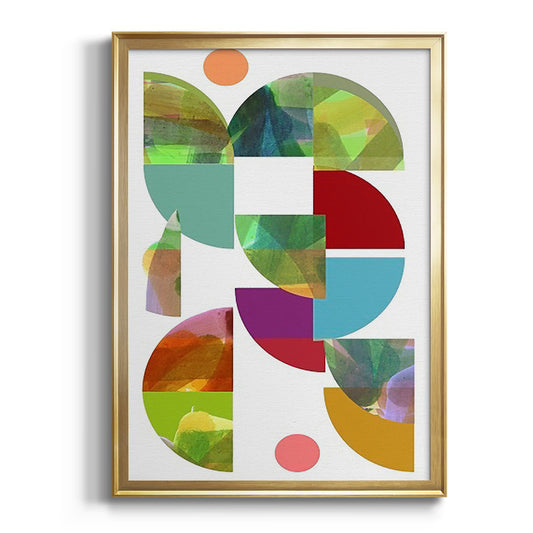 Dorset Shapes I - Modern Framed Canvas Print