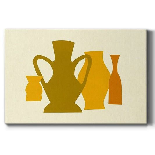 Posing Pottery I - Canvas Art Print