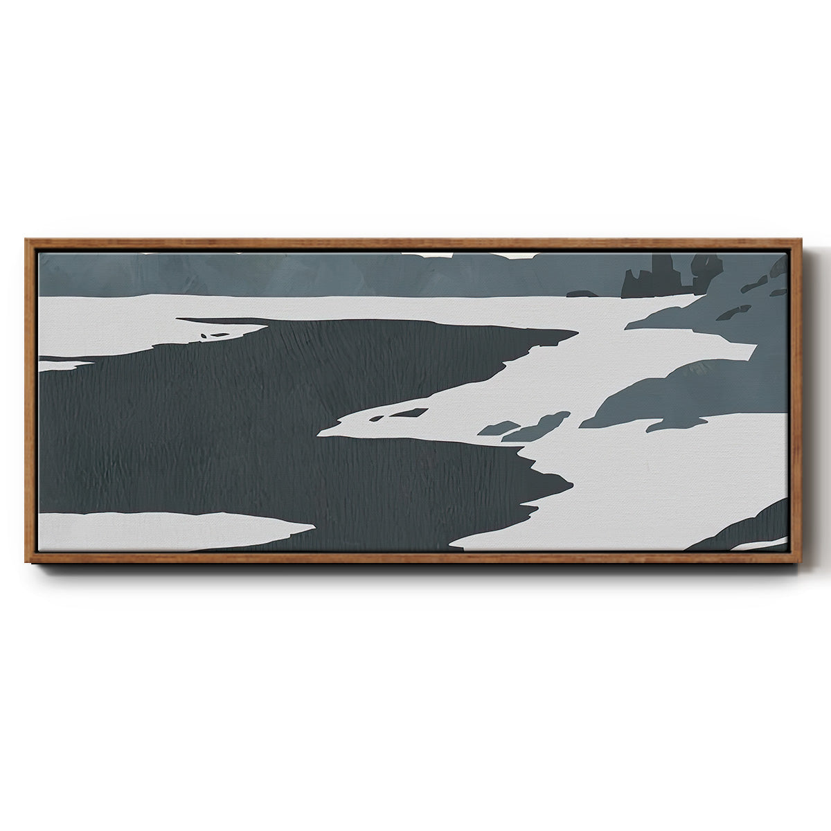 Cutter Island IV - Floater Framed Canvas Print