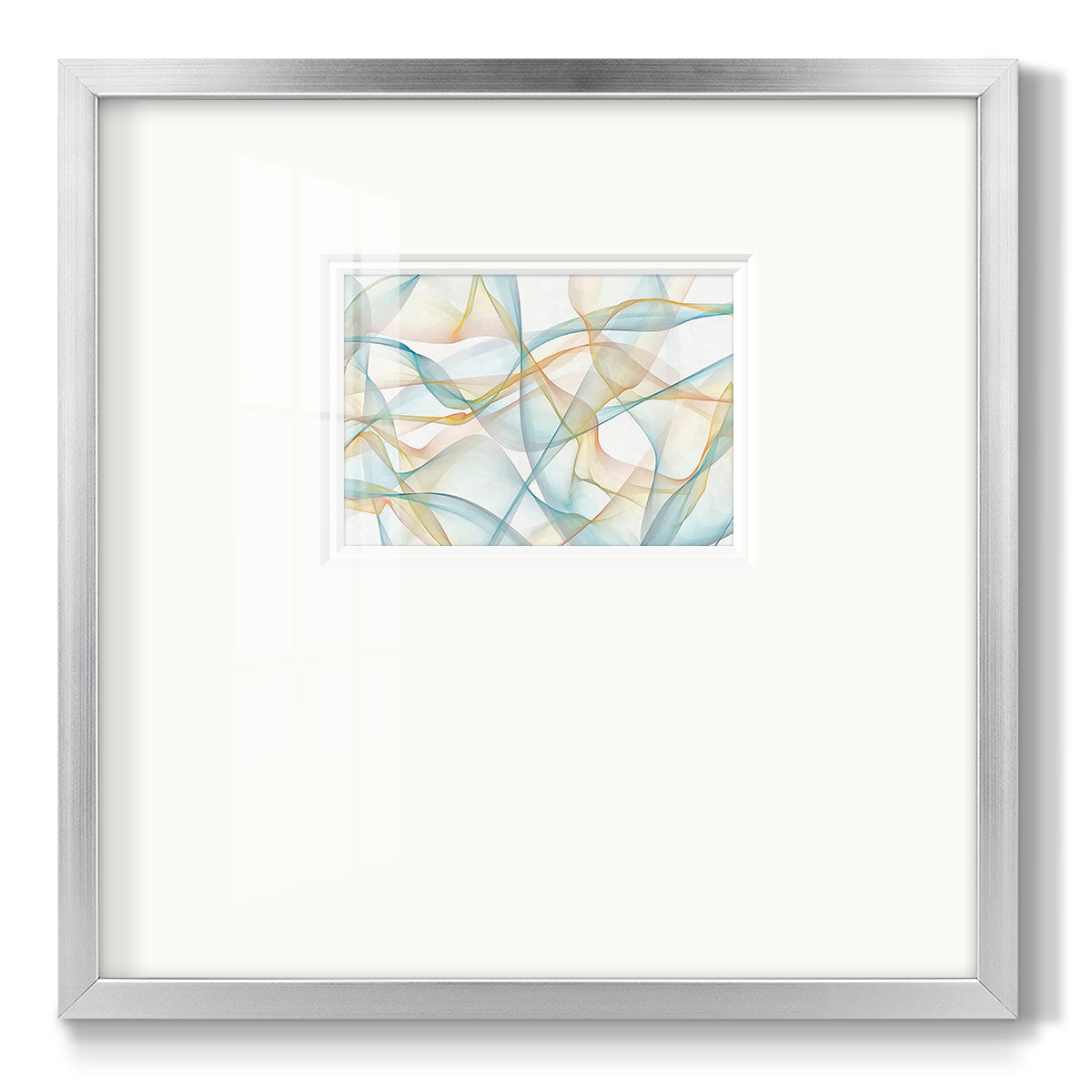 Curves and Waves VI - Double Matboard Framed Print
