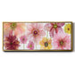 Pop of Pink I - Floater Framed Canvas Print