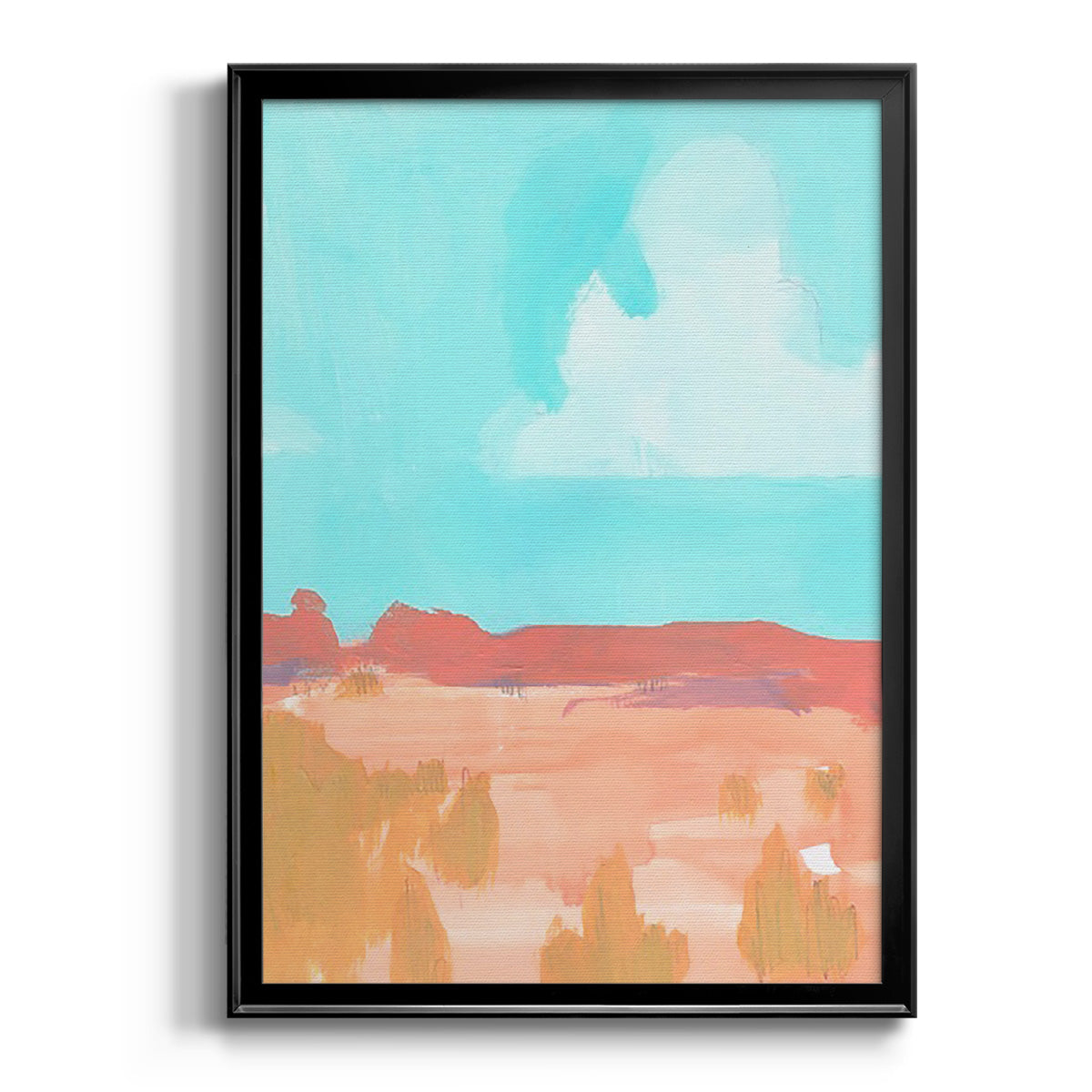 Wide Open Spaces I - Modern Framed Canvas Print