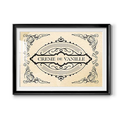 Antique French Label II - Modern Framed Art Print