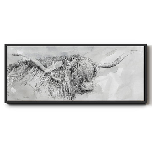 Highland Prince - Floater Framed Canvas Print