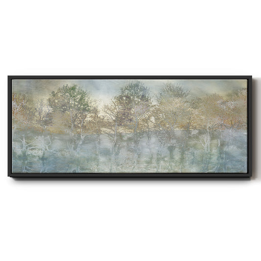River Reflection - Floater Framed Canvas Print