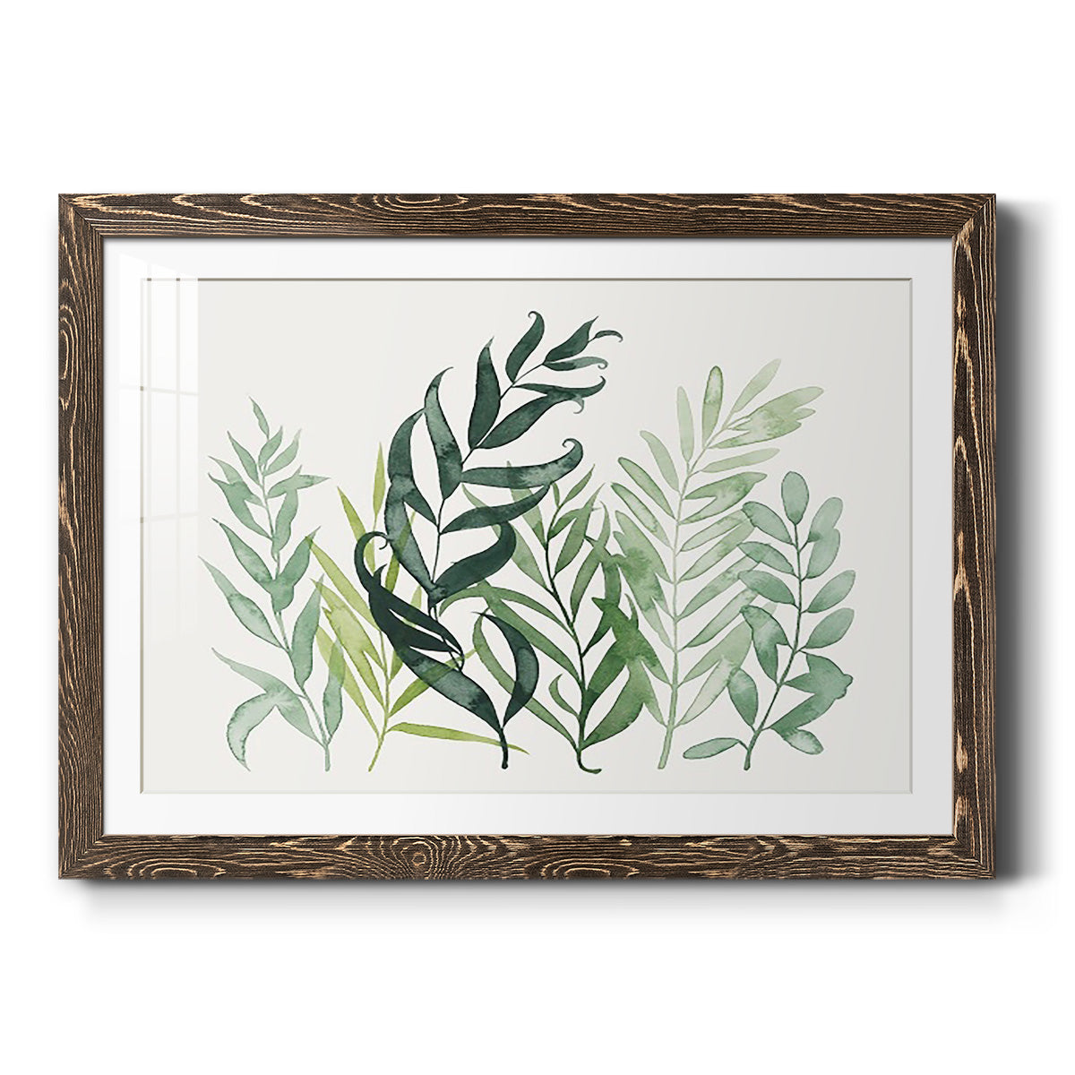 Vert Volunteers I - Barnwood Framed Art Print
