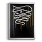 Weeping Ribbon II - Modern Framed Canvas Print