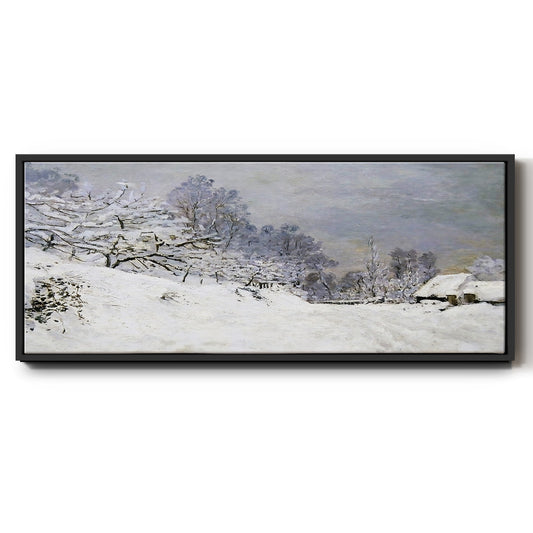The Road in Front of Saint - Floater Framed Canvas Print