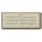 Manuscript Sampler IV - Floater Framed Canvas Print