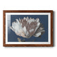 White Peony - Barnwood Framed Art Print