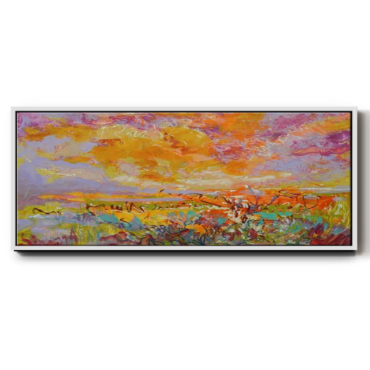 Radiance Remembered - Floater Framed Canvas Print