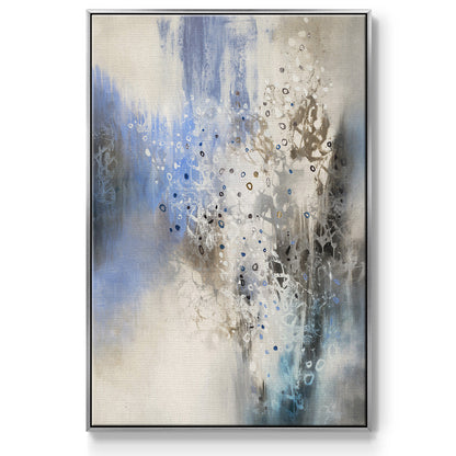 Glacier Stones - Floater Framed Canvas Print