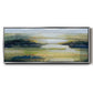 Lime Strata II - Floater Framed Canvas Print