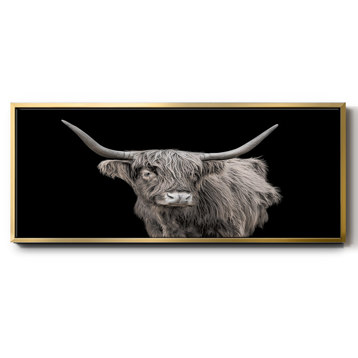 It's a Mooood I - Floater Framed Canvas Print