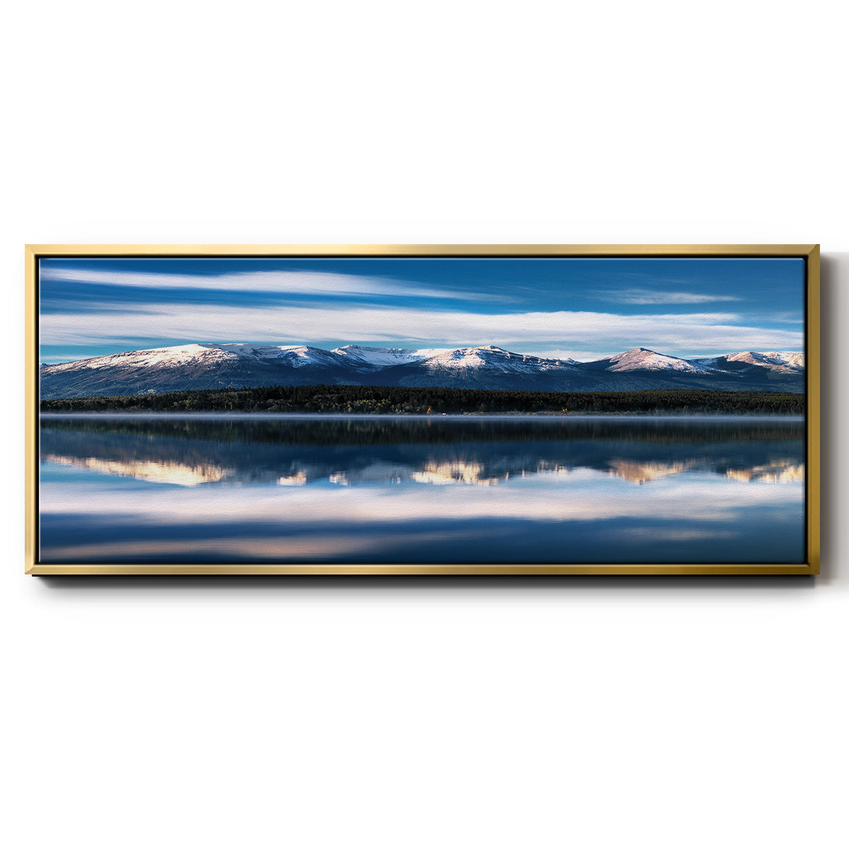 Pyramid Lake - Floater Framed Canvas Print
