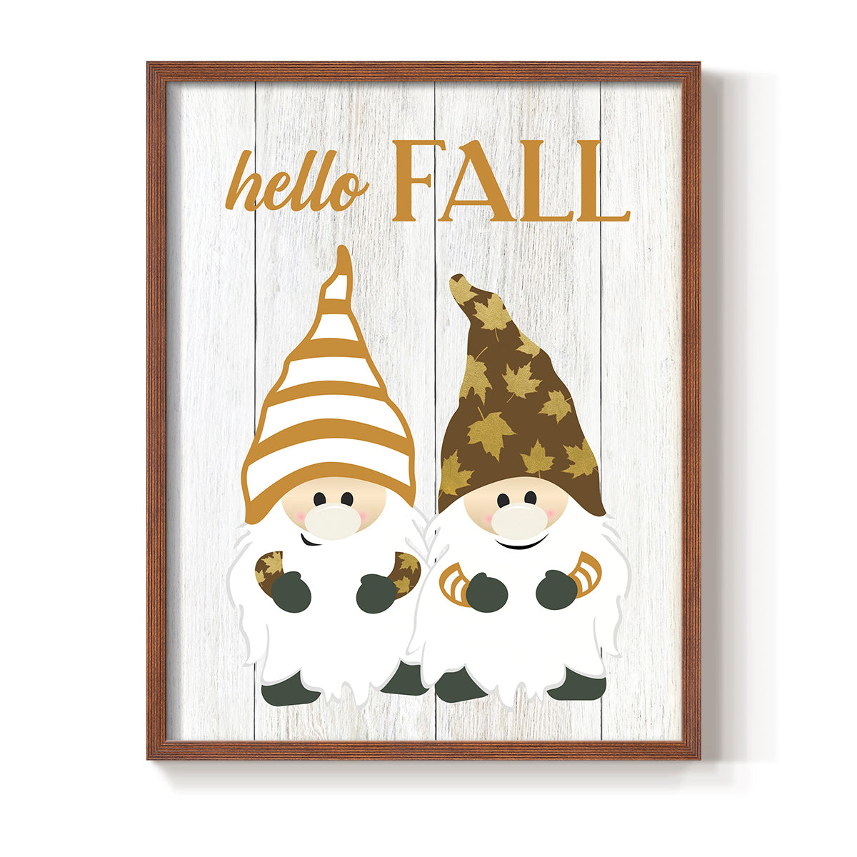 Harvest Gnomes - Restickable Framed Art Print