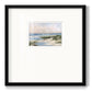 Soft Morning Sea - Double Matboard Framed Print