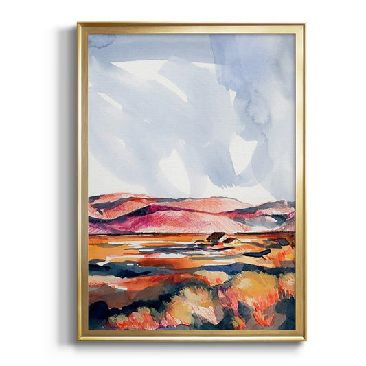 Chromatic Landscapes I - Modern Framed Canvas Print