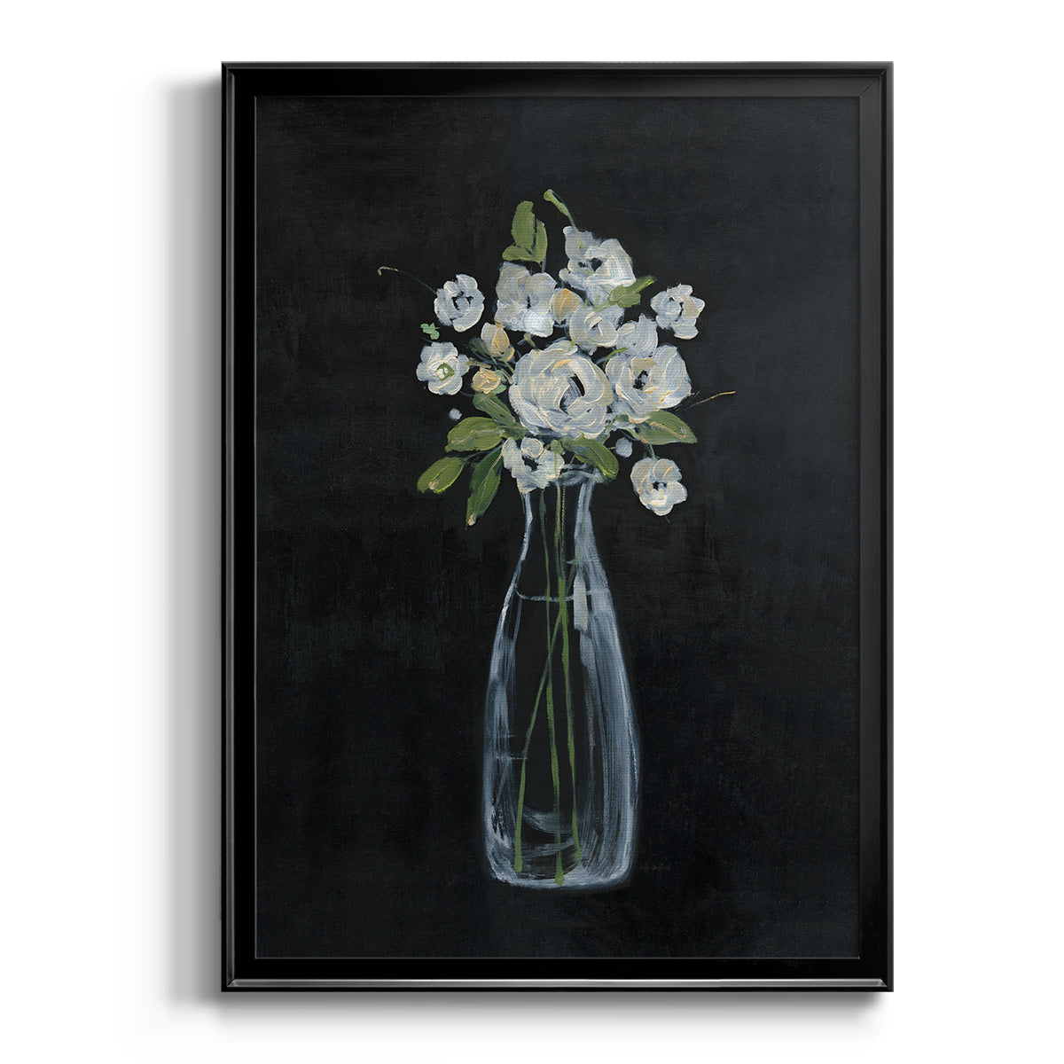 Sophisticated Farm Floral II - Modern Framed Canvas Print