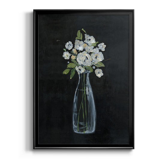 Sophisticated Farm Floral II - Modern Framed Canvas Print