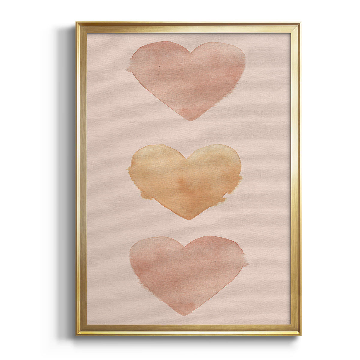 Modern Romance Collection B - Modern Framed Canvas Print