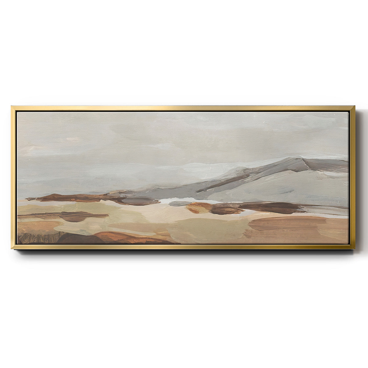 Dusky Mountain I - Floater Framed Canvas Print