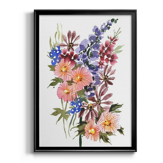 Garden Bouquets III - Modern Framed Canvas Print