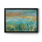Grassy Beach - Modern Framed Canvas Print