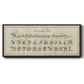 Manuscript Sampler I - Floater Framed Canvas Print