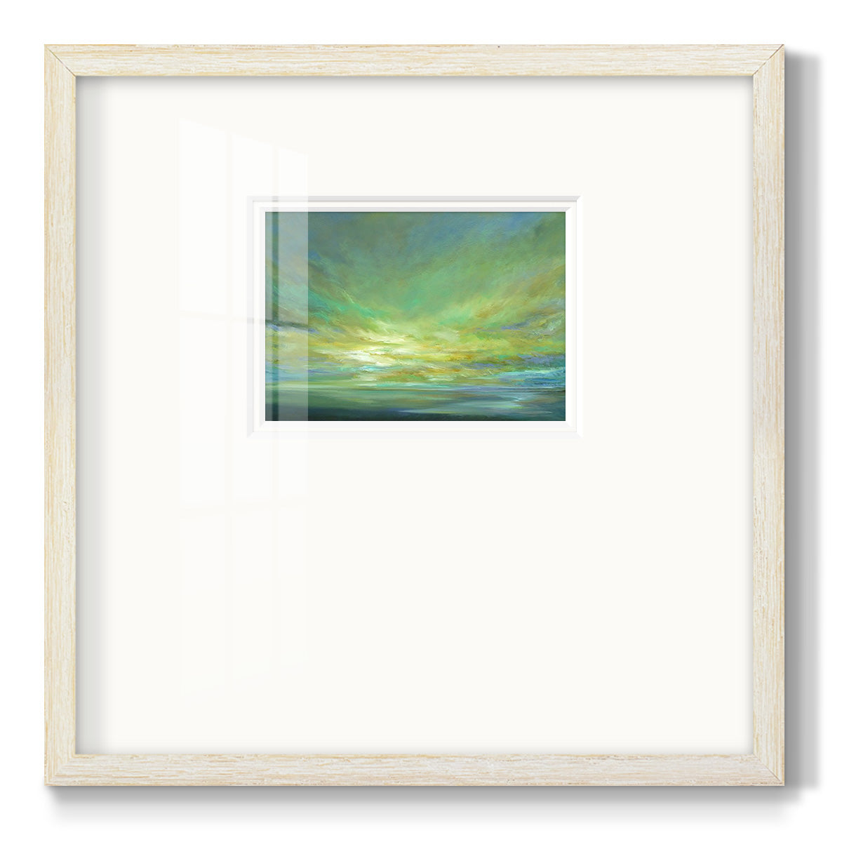 Coastal Views II Premium Framed Print Double Matboard